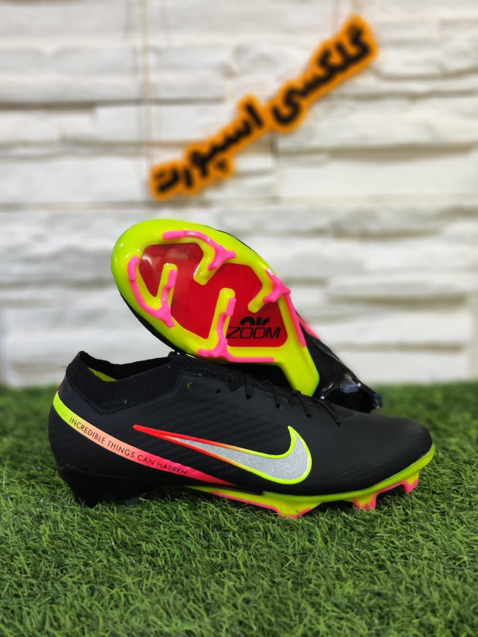 کفش فوتبال نایک مدل ایرزوم مرکوریال ویپور 15 رنگ مشکی