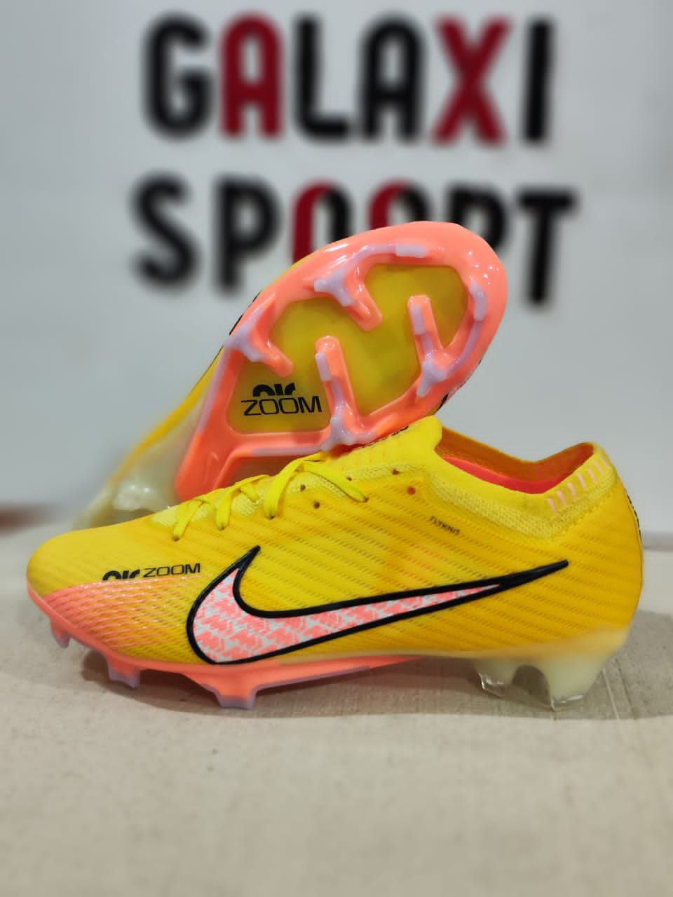 کفش فوتبال نایک مدل ایرزوم مرکوریال ویپور 15 رنگ زرد - تصویر 2